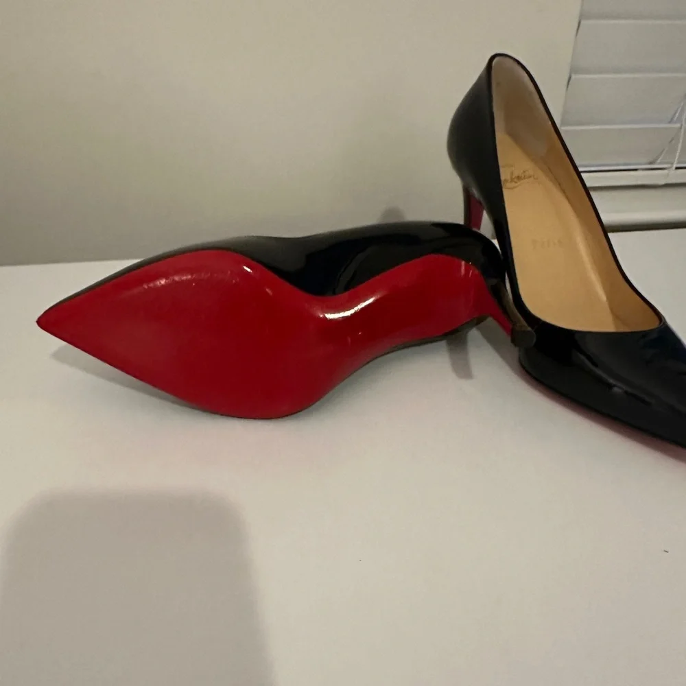Christian Louboutin Glossy Black Heels - Picture 13 of 15